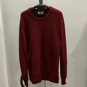 Goodfellow & Co Men's Deep Red Crewneck Sweater